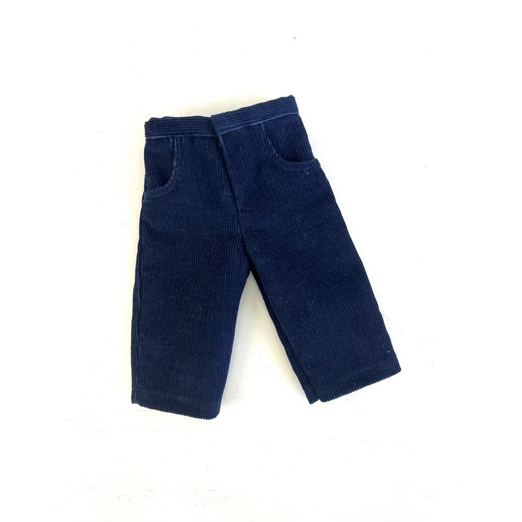 Cordhose blau 25 cm